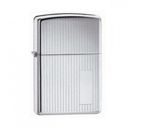 Bricheta Zippo 350 Engine Turned Polished Chrome